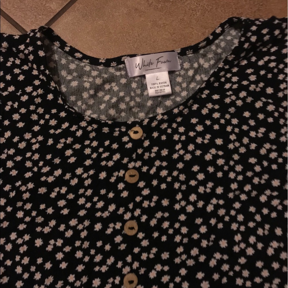 flower print dress